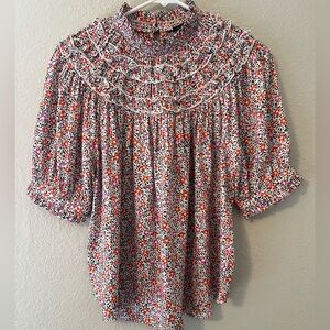 Ann Taylor Multicolor Floral Blouse